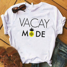 Load image into Gallery viewer, Pineapple fruits Clothing T-shirt Fashion Female Tee Top Graphic T Shirt Women Kawaii Camisas Mujer Clothes 2019