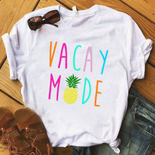 Load image into Gallery viewer, Pineapple fruits Clothing T-shirt Fashion Female Tee Top Graphic T Shirt Women Kawaii Camisas Mujer Clothes 2019