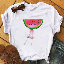 Load image into Gallery viewer, Pineapple fruits Clothing T-shirt Fashion Female Tee Top Graphic T Shirt Women Kawaii Camisas Mujer Clothes 2019