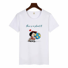 Load image into Gallery viewer, Cartoon Cute Toda Mafalda Print T Shirt 2019 Women Short Sleeve Tops Girls Casual Kawaii T-shirts Fashion O-neck Tshirt Harajuku